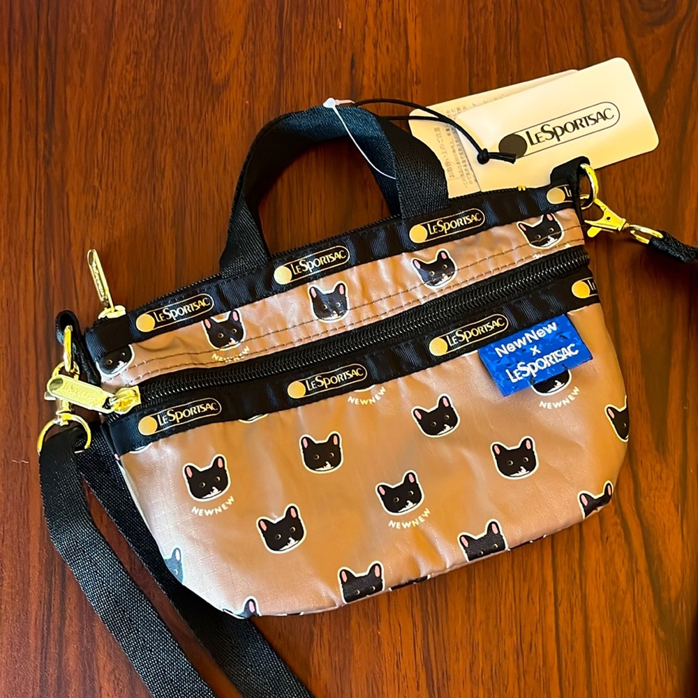Lesportsac NewNew Cat Mini Market Tote NWT
